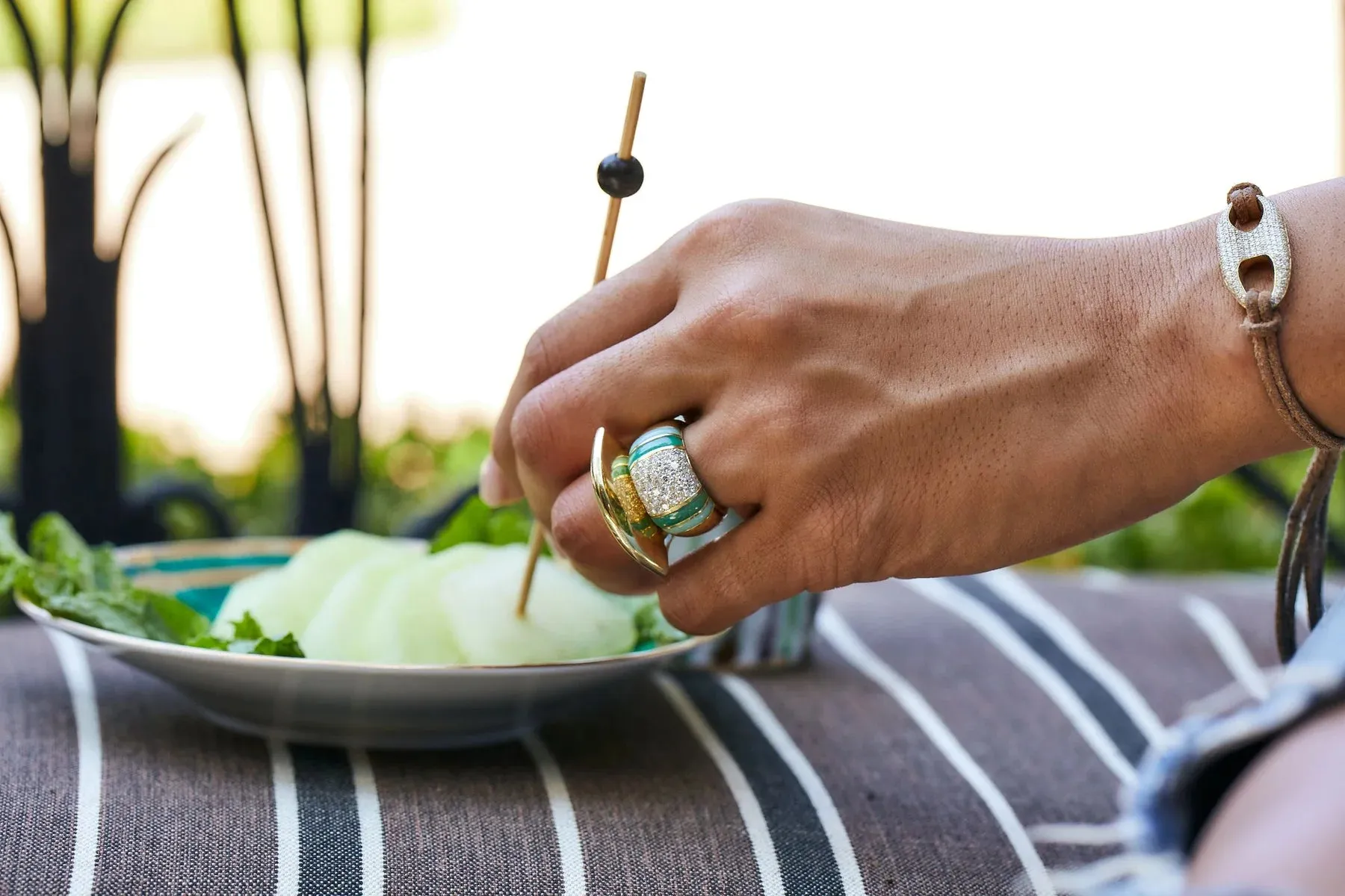 Gold Eclipse Ring sold by The Jewelry Edit product image thumbnail 2