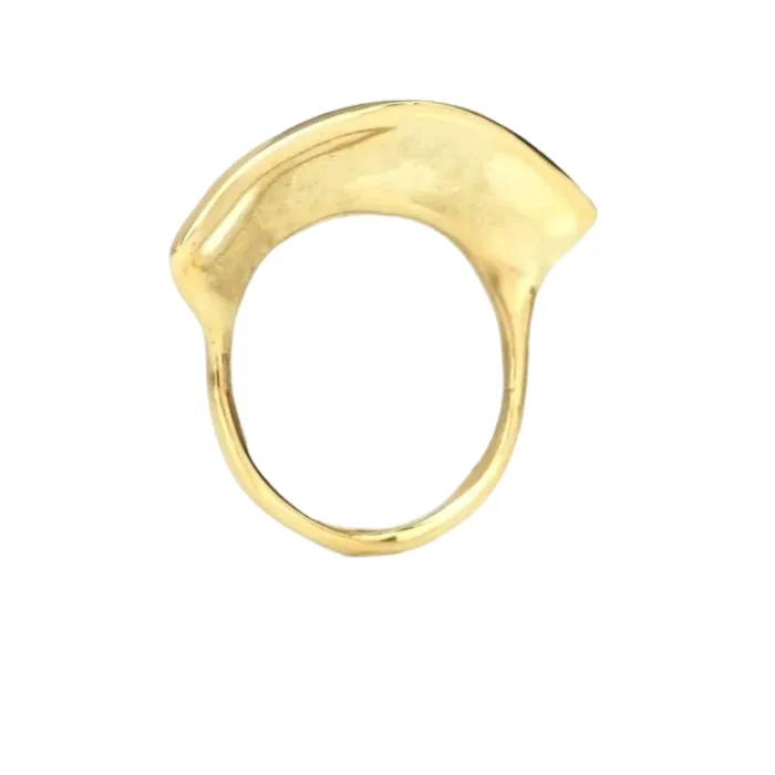 Gold Eclipse Ring sold by The Jewelry Edit