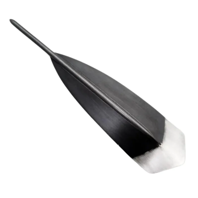 Silver Huia Feather Brooch made by The Jewelry Edit