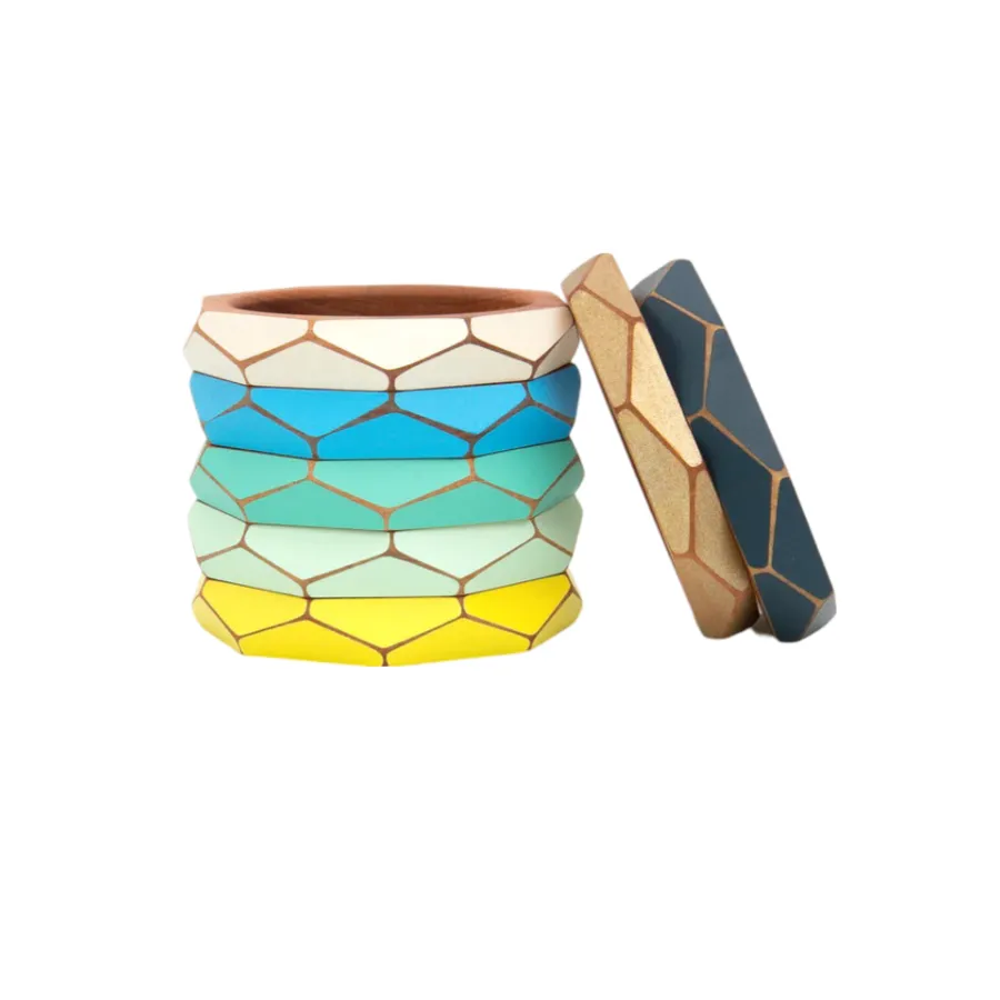 Totara Wood Bangle sold by The Jewelry Edit