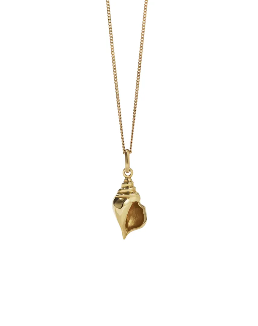 Conch Charm Necklace sold by The Jewelry Edit