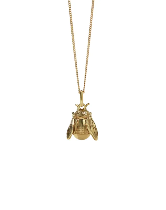 Bee Charm Necklace sold by The Jewelry Edit