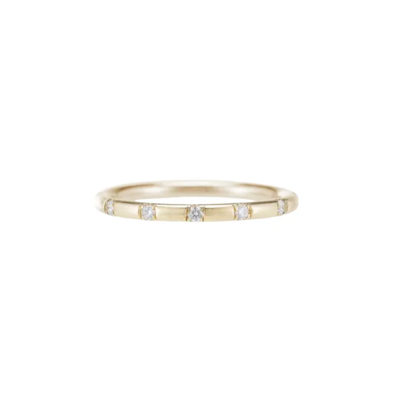 Diamond Dot Ring sold by The Jewelry Edit