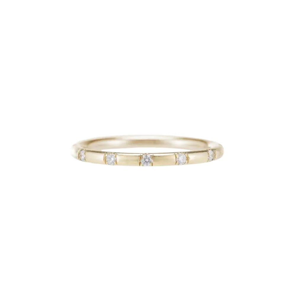 Diamond Dot Ring sold by The Jewelry Edit