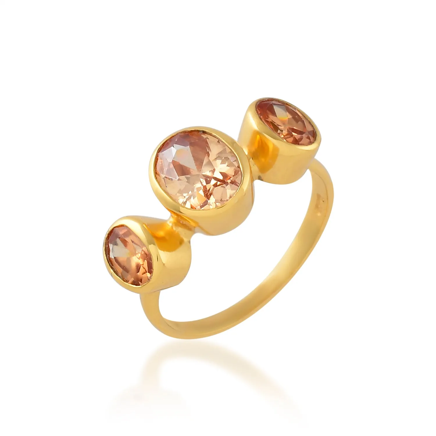 Isla Ring Champagne sold by The Jewelry Edit