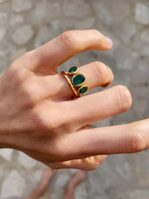 Isla Ring Emerald Green sold by The Jewelry Edit product image thumbnail 2