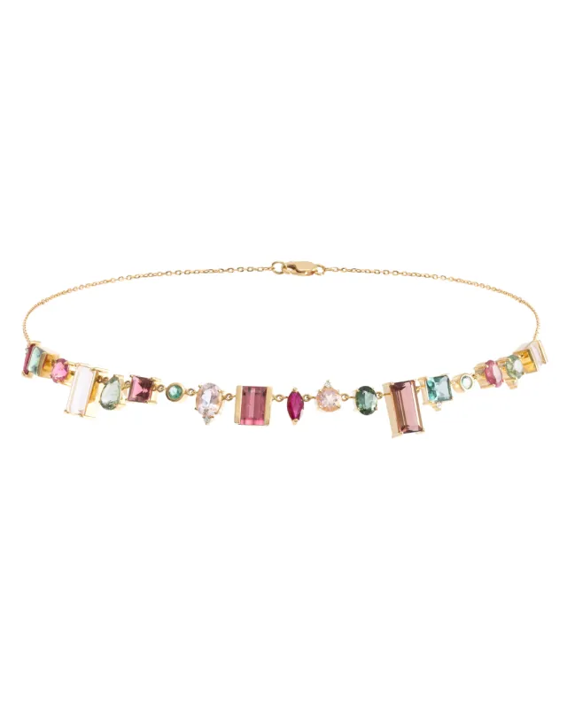 La Mère Multi-Stone Necklace sold by The Jewelry Edit