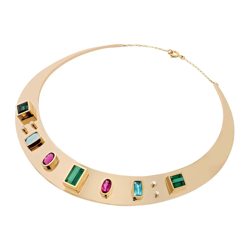 Tourmalines and Diamonds Choker sold by The Jewelry Edit product image thumbnail 3