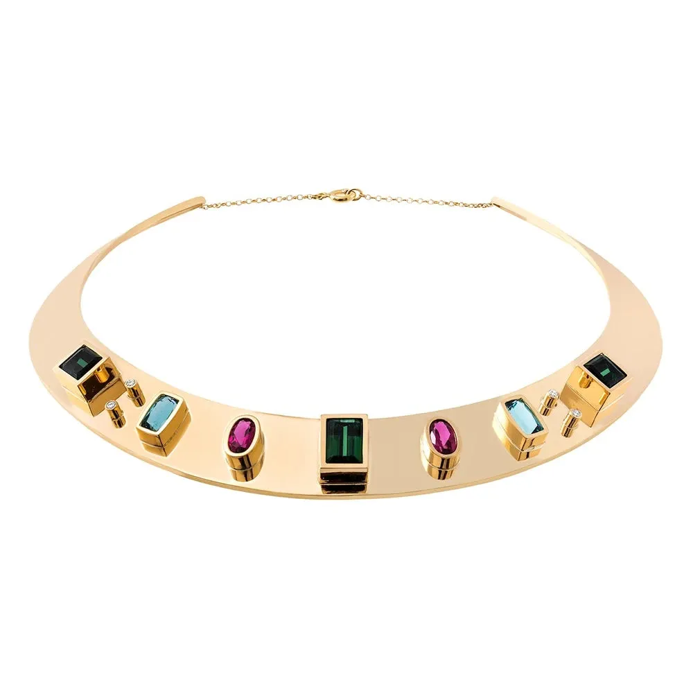 Tourmalines and Diamonds Choker sold by The Jewelry Edit product image thumbnail 4