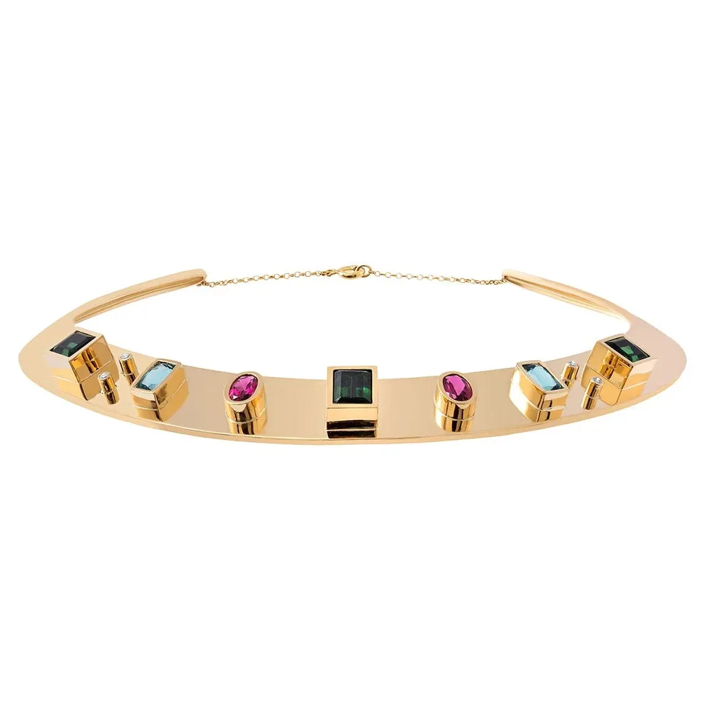 Tourmalines and Diamonds Choker sold by The Jewelry Edit product image thumbnail 2