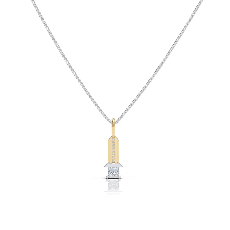 The Piccolo Princess Pendant sold by The Jewelry Edit