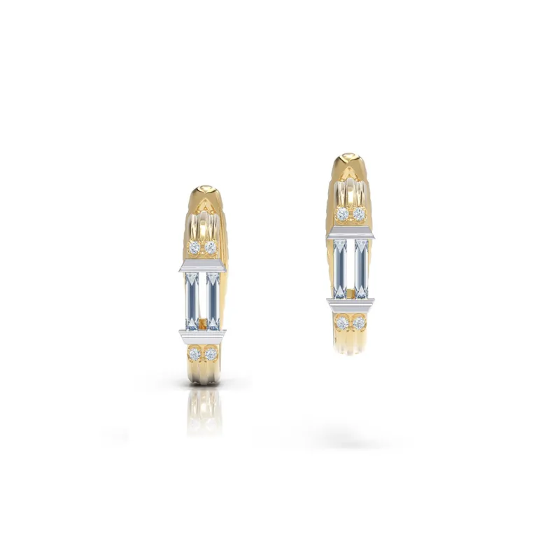 The Baguette Flutes sold by The Jewelry Edit