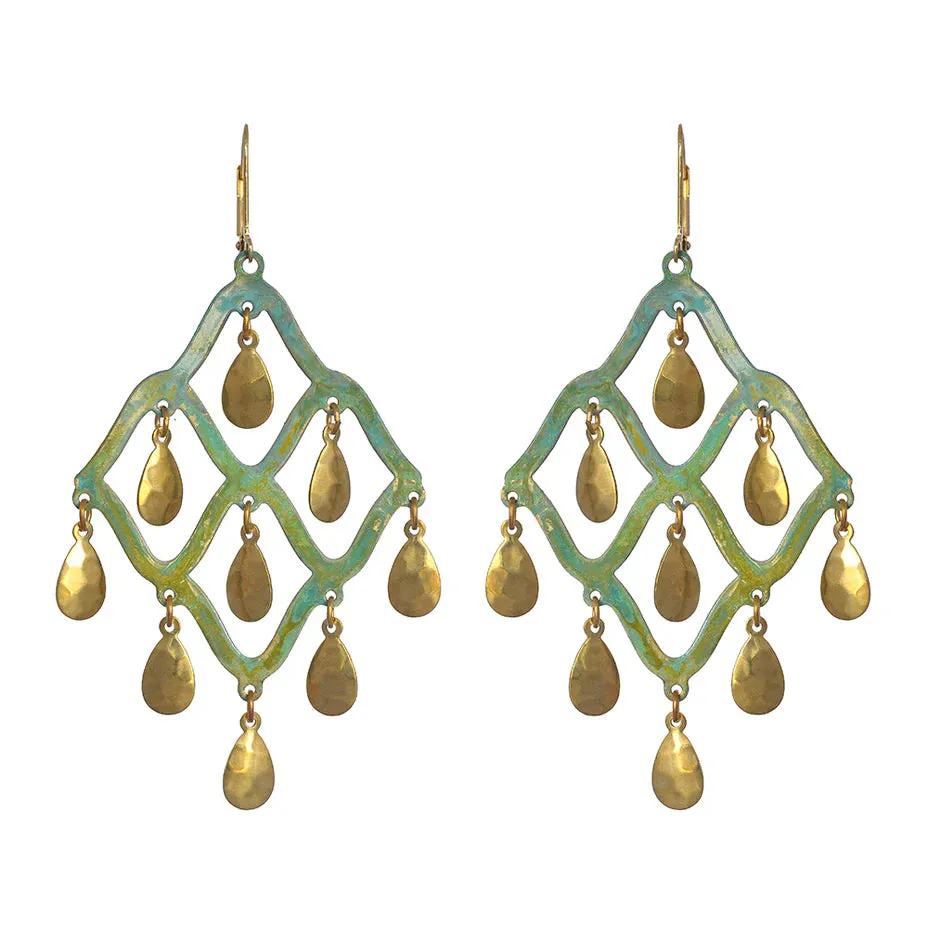 Verdigris Taru Earrings sold by The Jewelry Edit