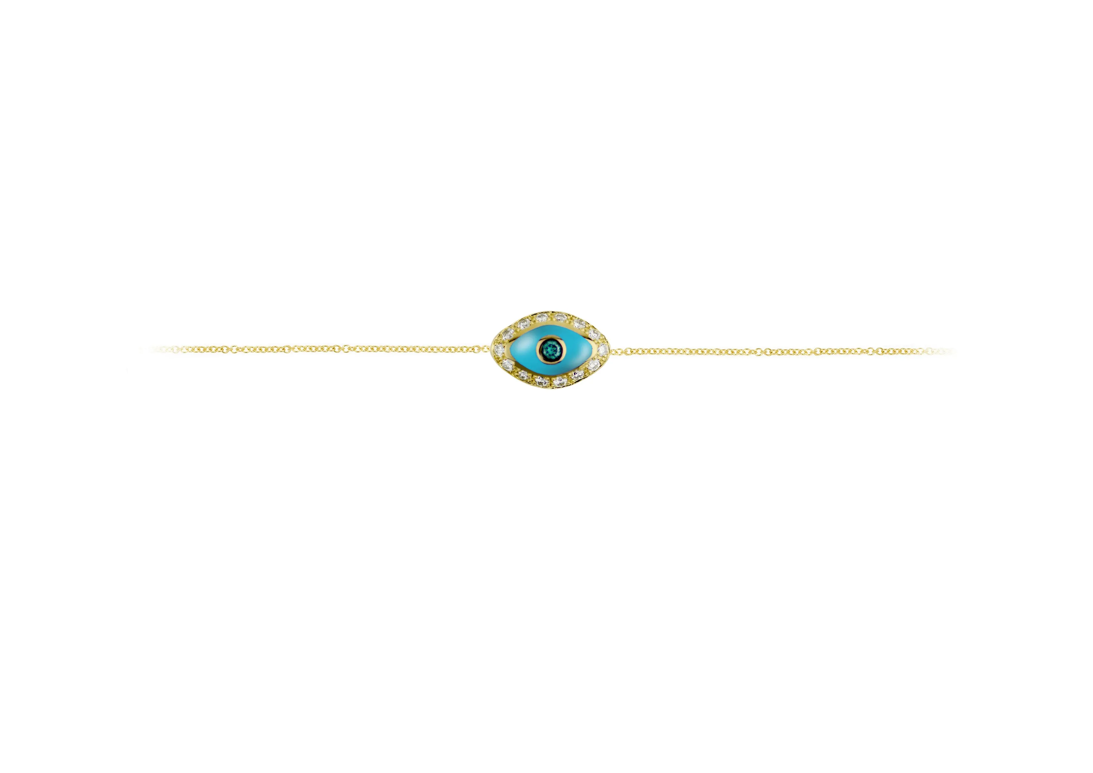 Bright Evil Eye Bracelet sold by The Jewelry Edit