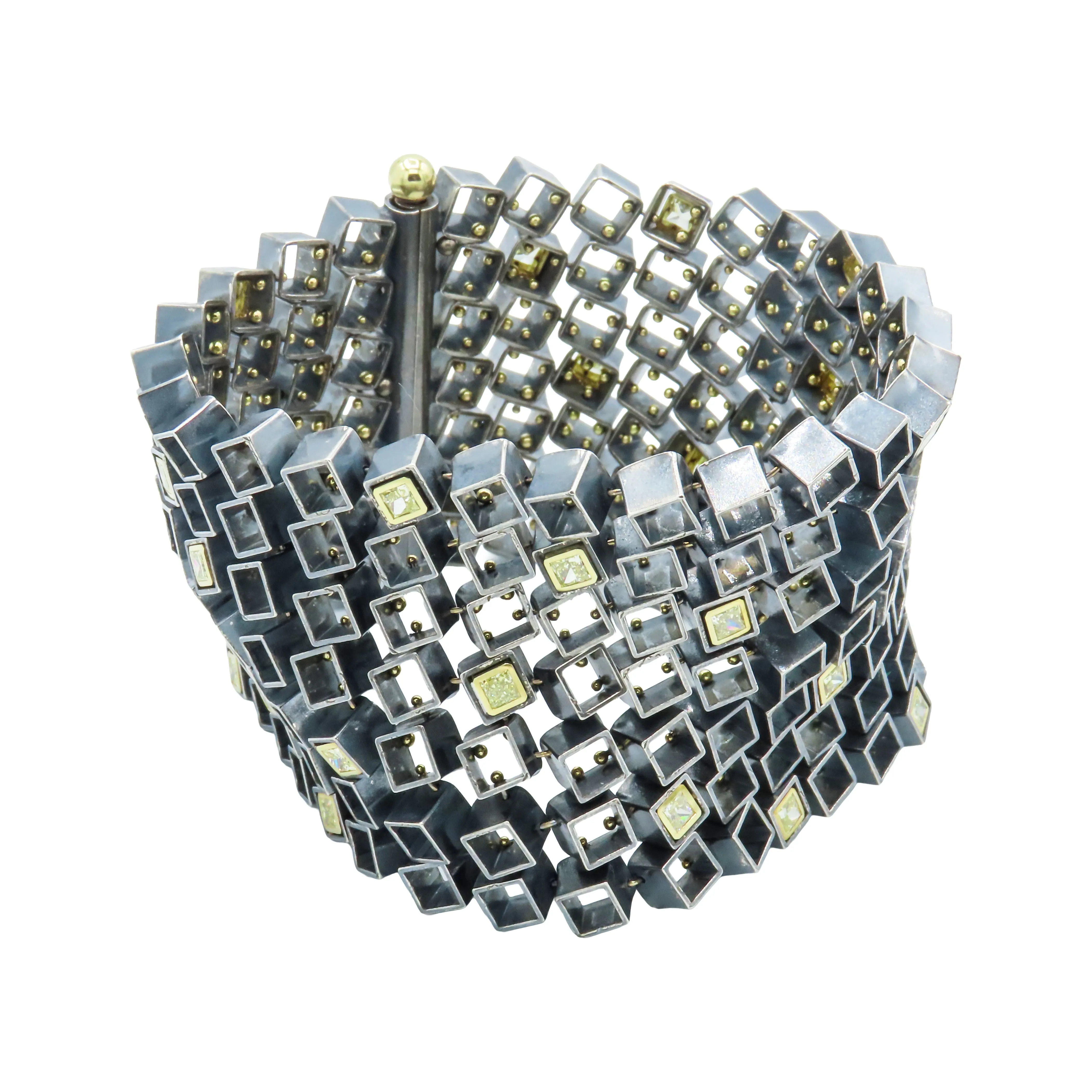 Modular Silver Bracelet sold by The Jewelry Edit