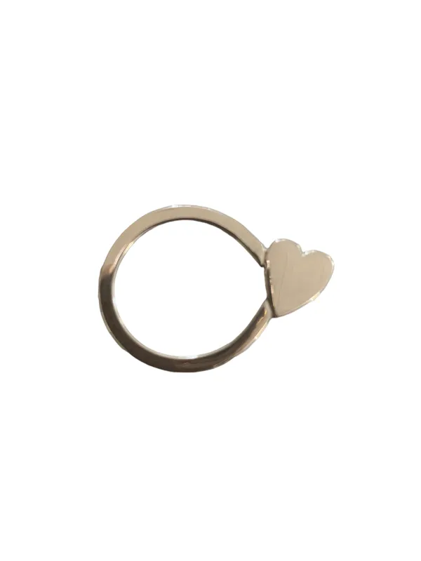 Side Heart Ring by Lorraine West sold by The Jewelry Edit