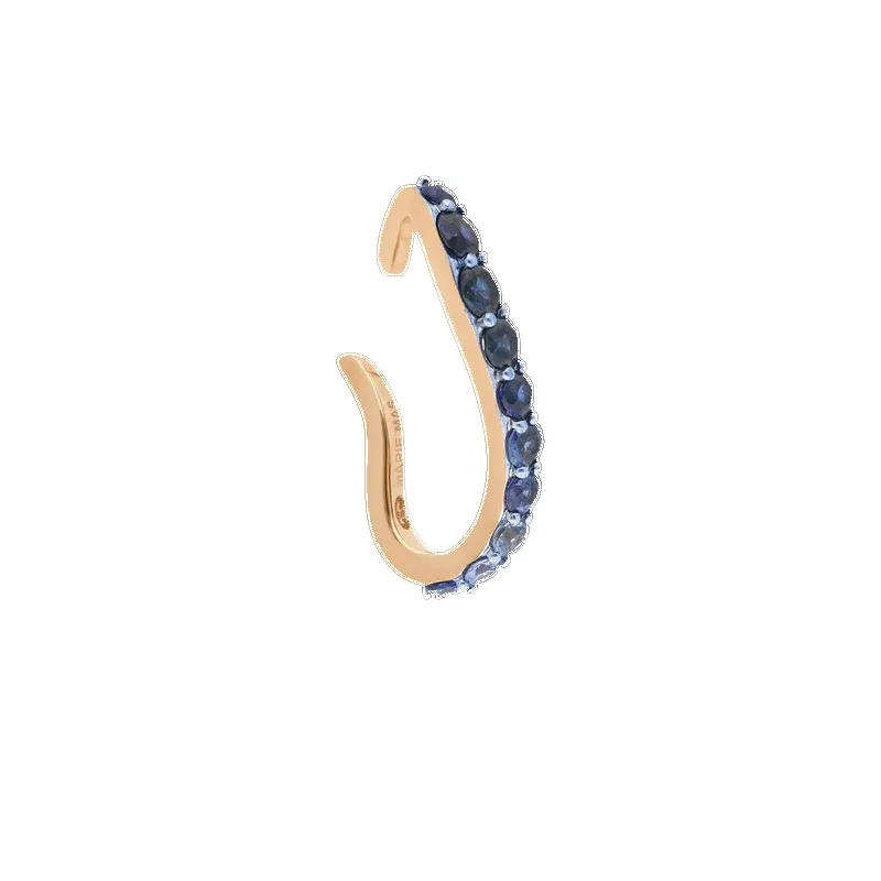 Single Aura Ear Jewel Sapphires sold by The Jewelry Edit