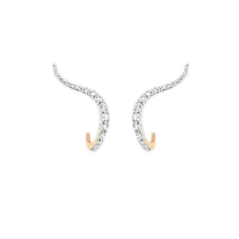 Pair of Halo Earrings | Diamonds sold by The Jewelry Edit