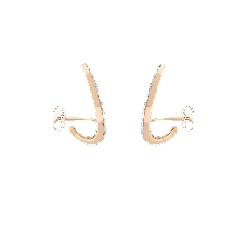 Pair of Halo Earrings | Diamonds sold by The Jewelry Edit product image thumbnail 3