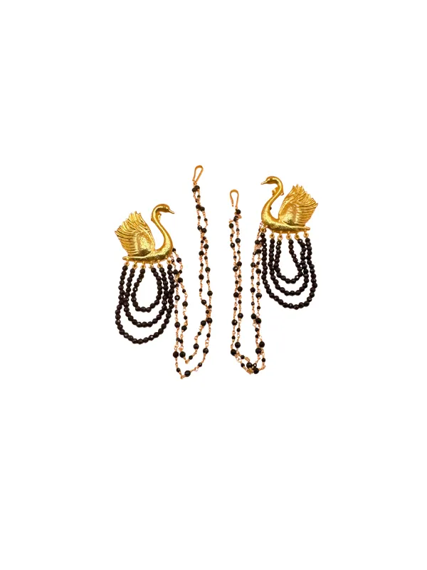 Swan Earrings made by The Jewelry Edit