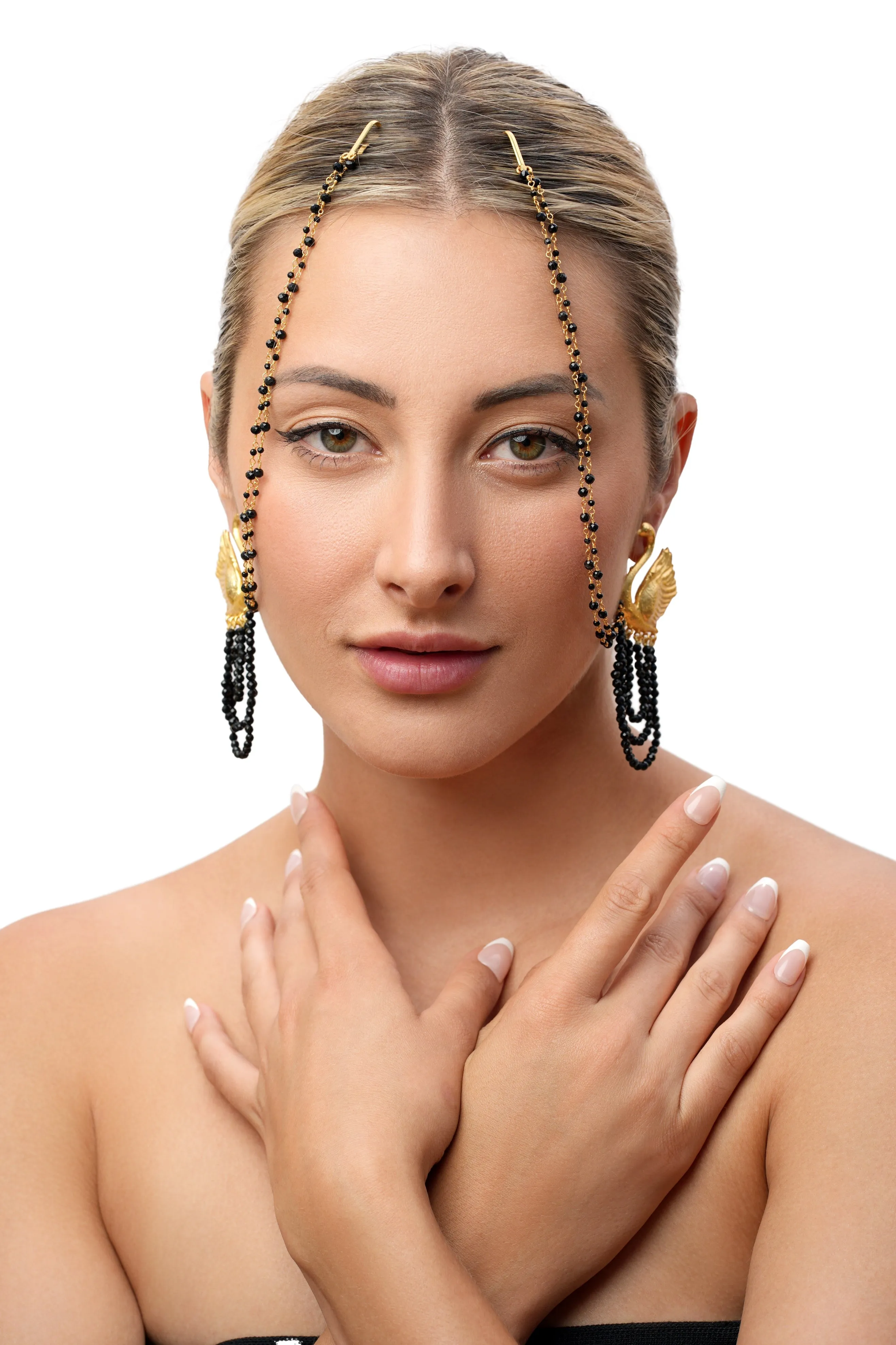 Swan Earrings sold by The Jewelry Edit product image thumbnail 4