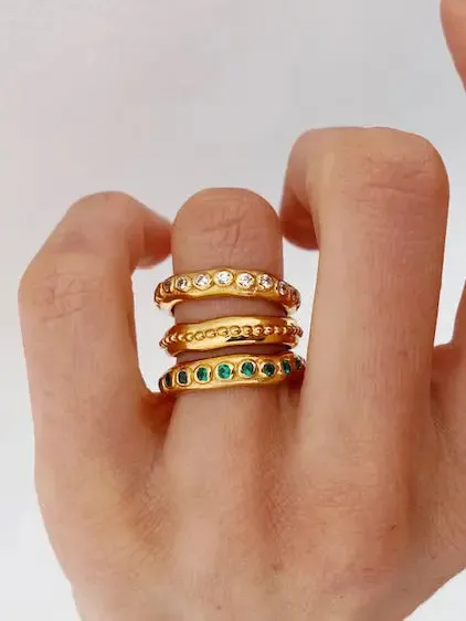 Astri Ring Emerald sold by The Jewelry Edit product image thumbnail 2