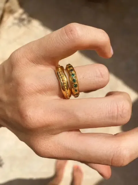 Astri Ring Emerald sold by The Jewelry Edit product image thumbnail 3