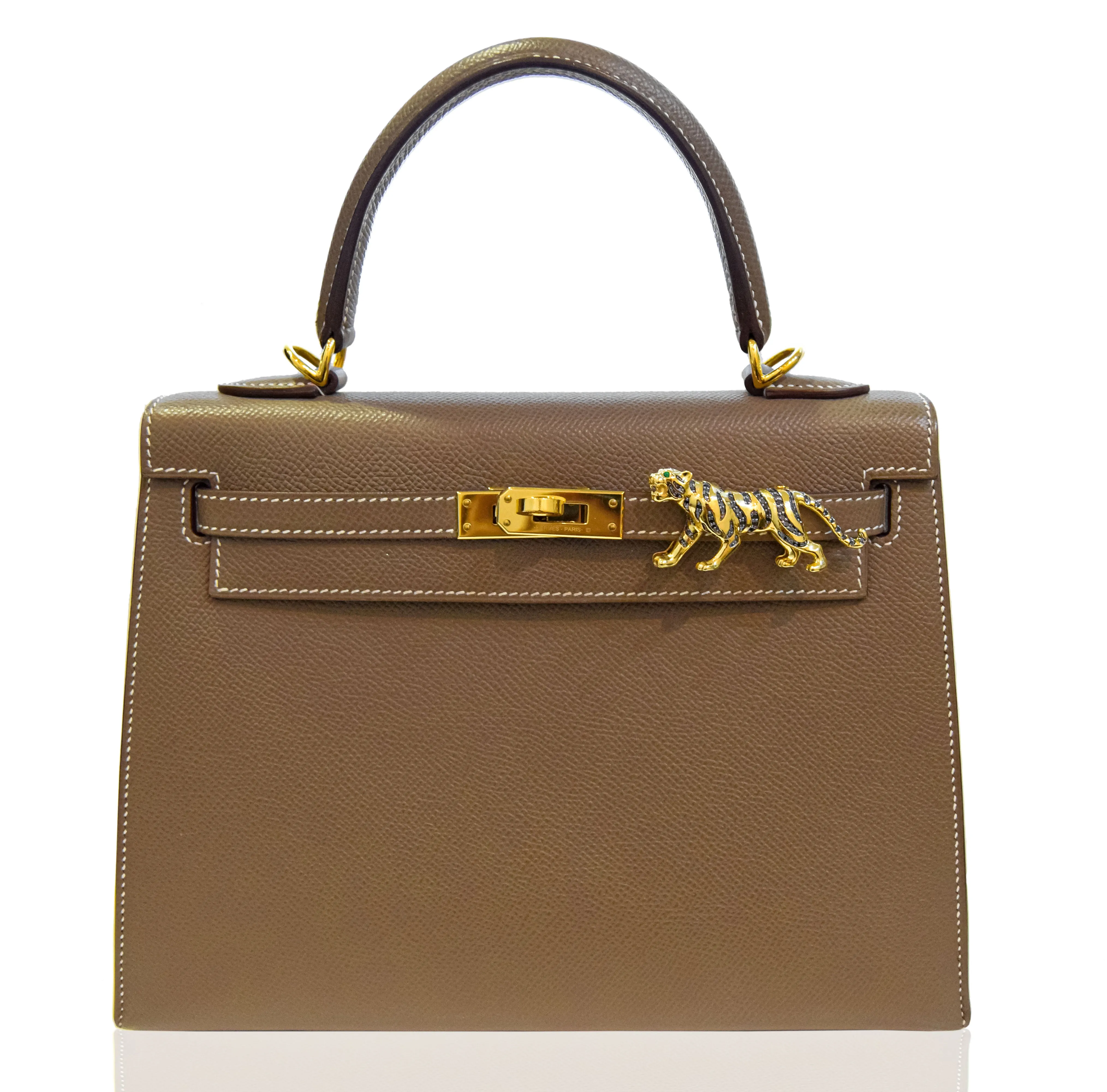 Tiger White Gold with Black Diamond Bag Bijoux sold by The Jewelry Edit product image thumbnail 2