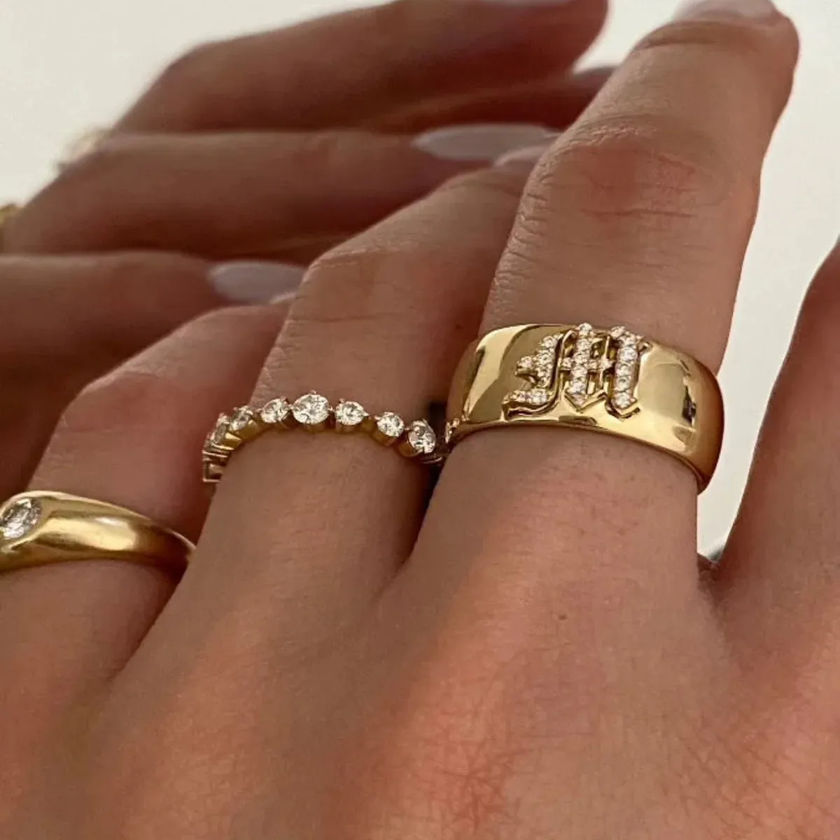 Cigar Letter Band sold by The Jewelry Edit product image thumbnail 2