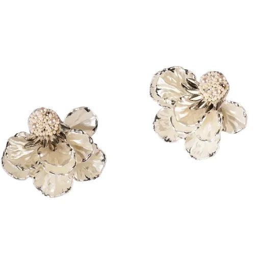 Wally Earrings Silver sold by The Jewelry Edit