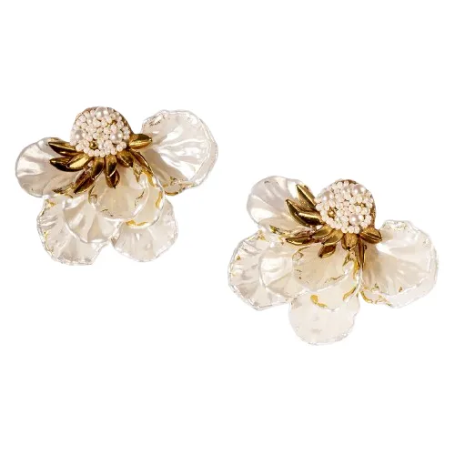 Wally Earrings Gold sold by The Jewelry Edit