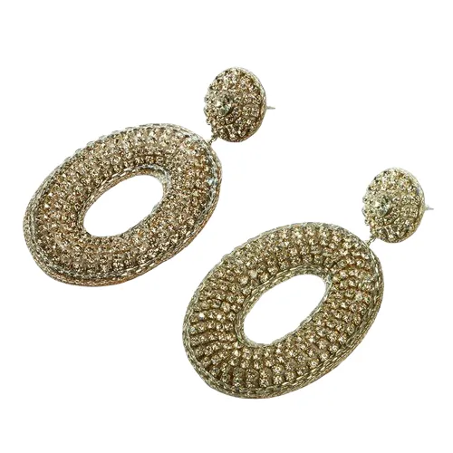 Odeya Earrings Silver sold by The Jewelry Edit