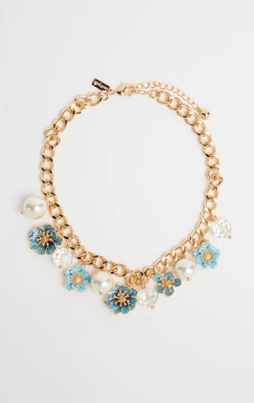 The Esperanza Necklace - Blue sold by The Dirty Chic