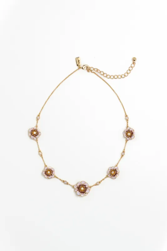 The Principessa Necklace - Burgundy sold by The Dirty Chic
