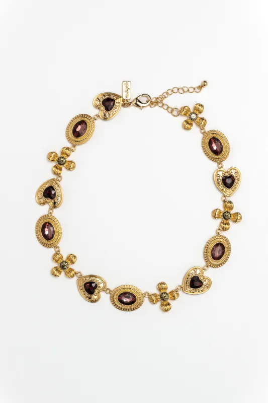 The Queen Of Hearts - Necklace sold by The Dirty Chic