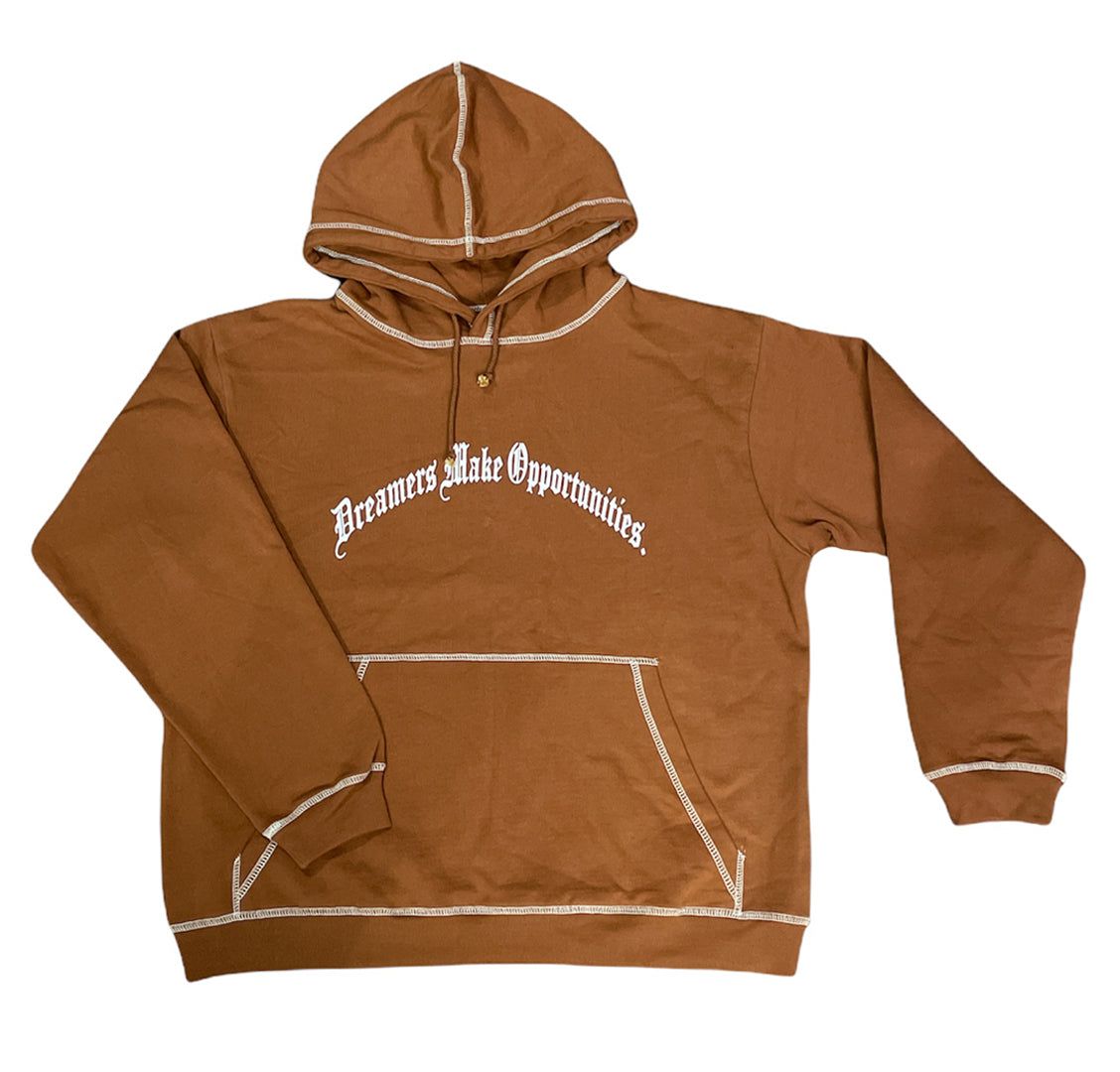 BROWN DREAMERS HOODIE. sold by DMO product image thumbnail 2