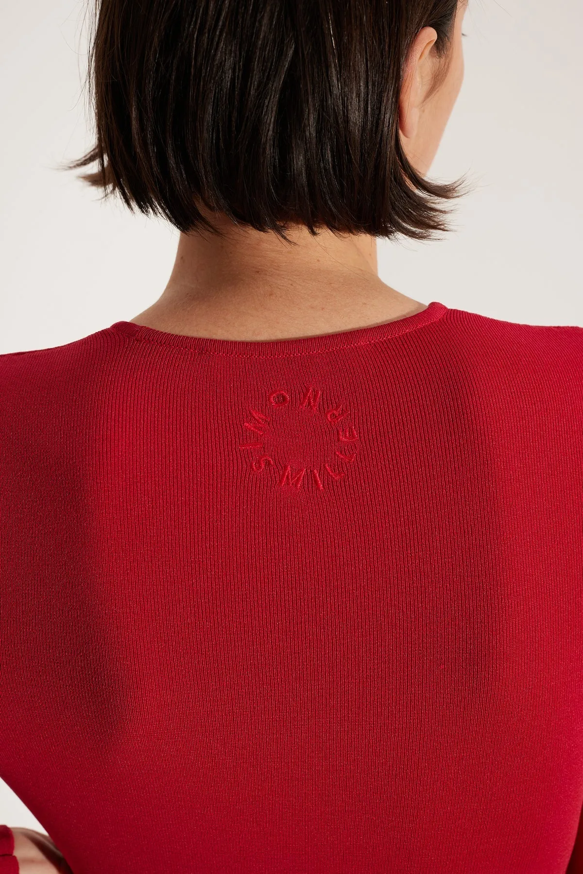 Junjo Long Sleeve Knit Dress Sangria (Final Sale) sold by Curio product image thumbnail 4