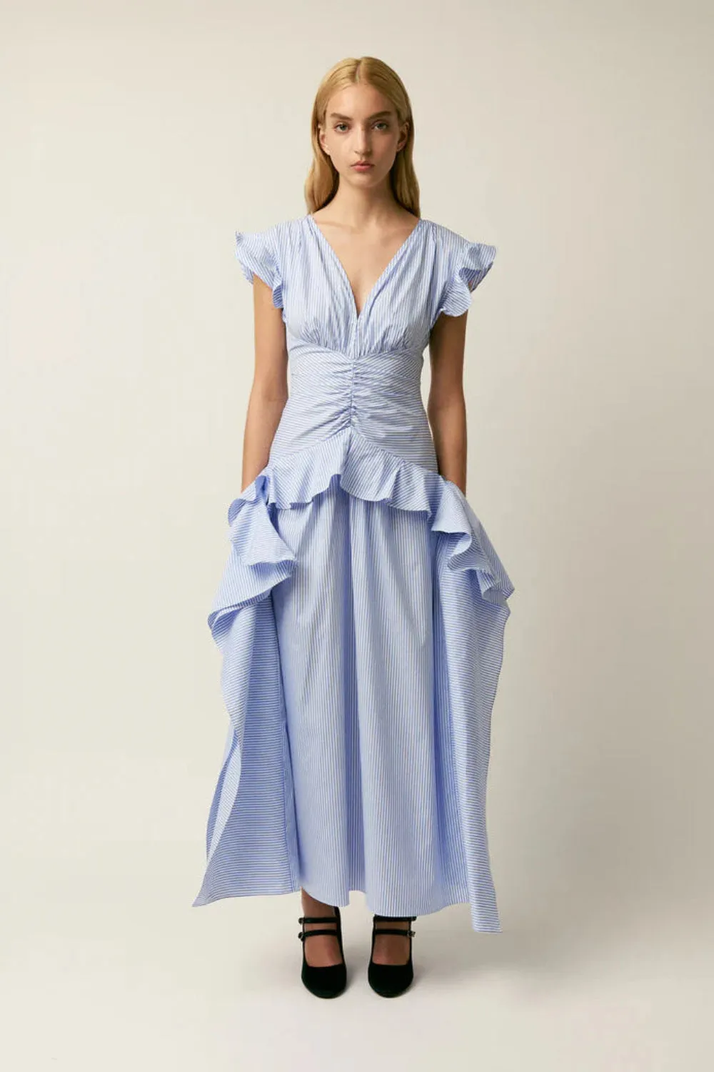 The Dani Dress Cotton Poplin sold by Curio