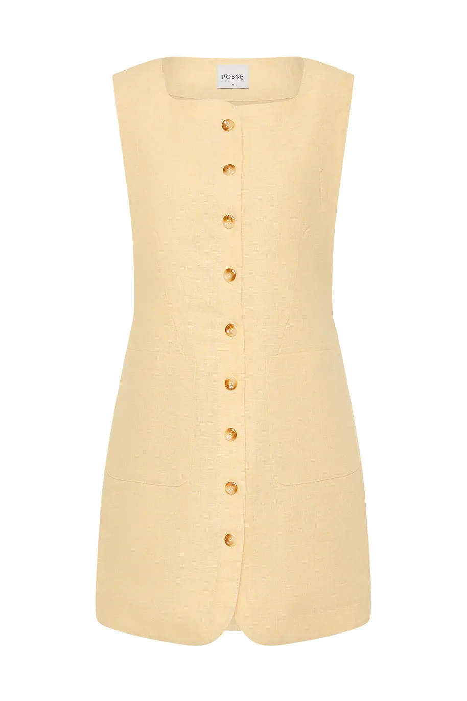 Emma Button Down Mini Dress sold by Curio product image thumbnail 2