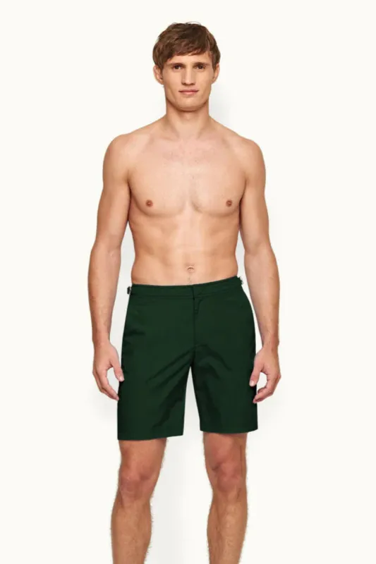 Dane II Amazonian Green Swim Shorts sold by Curio