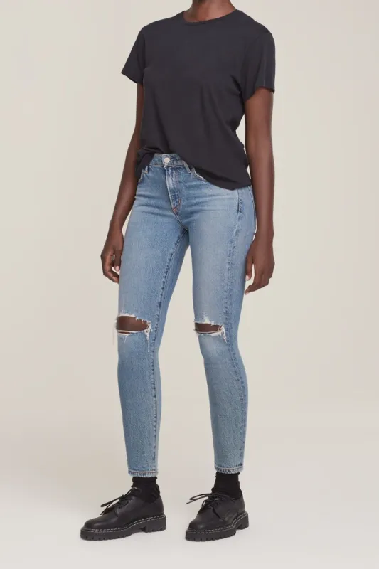 Sophie Mid Rise Ankle Jean (Final Sale) made by Agolde