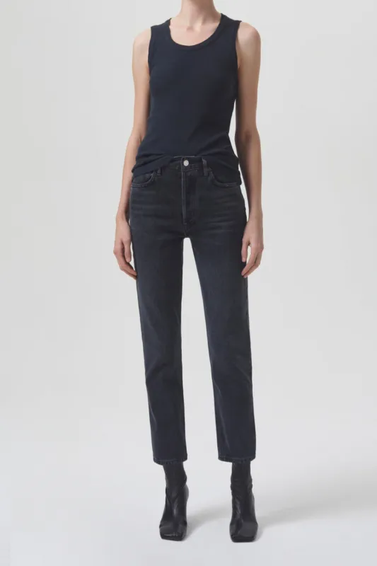 Riley High Rise Straight Crop (Final Sale) sold by Curio