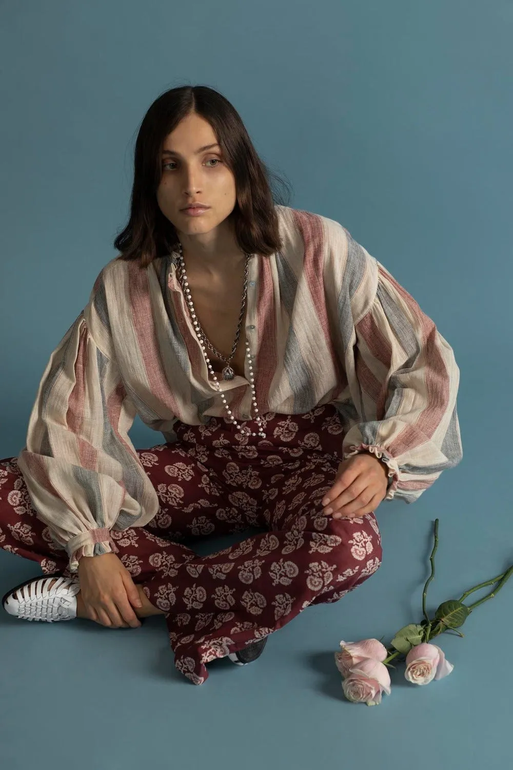 Poet Britannia Blouse (Final Sale) sold by Curio