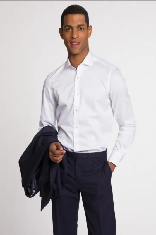 White Cotton Tailored Shirt (Final Sale) sold by Curio