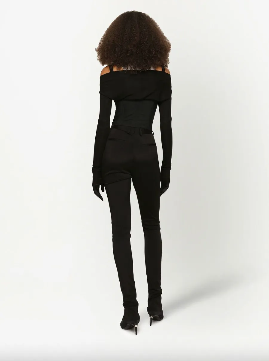Kim Dolce & Gabbana Jersey Satin and Poplin Corset top (Final Sale) sold by Curio product image thumbnail 3