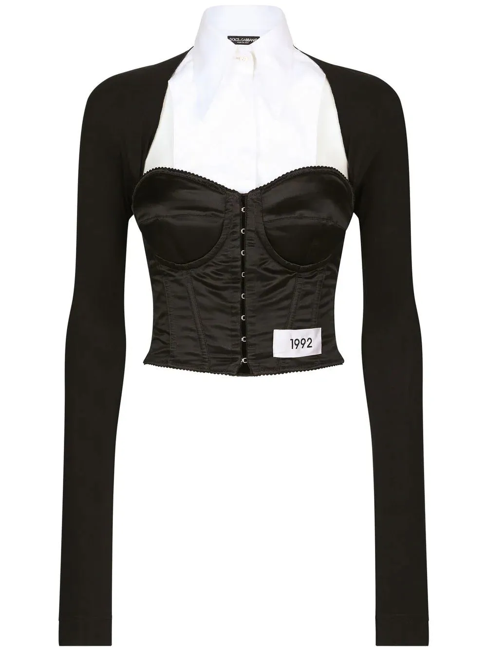 Kim Dolce & Gabbana Jersey Satin and Poplin Corset top (Final Sale) sold by Curio product image thumbnail 2