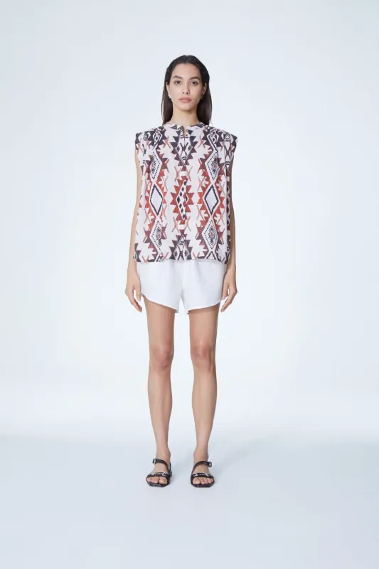 Ortiz Fany Sleeveless Shirt (Final Sale) sold by Curio