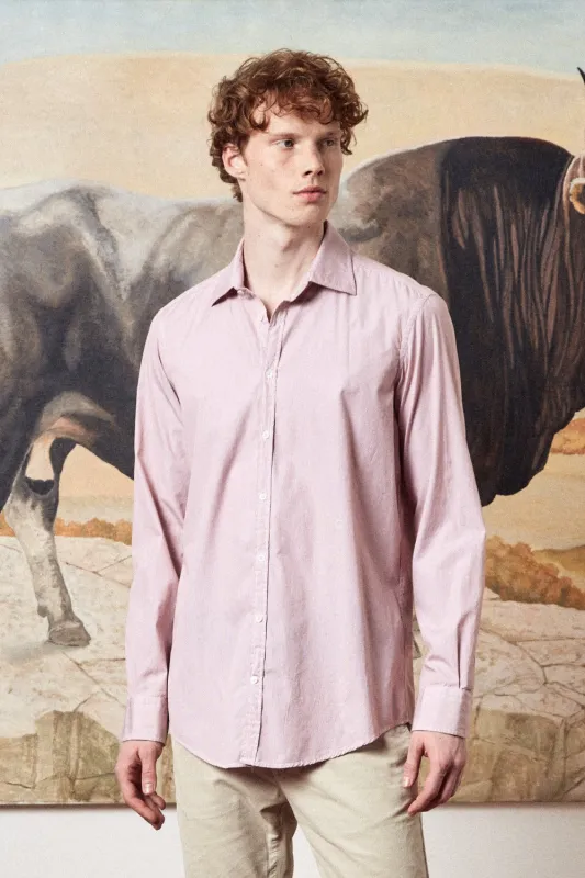 Genova Shirt Calce Red Stripe (Final Sale) made by Massimo Alba
