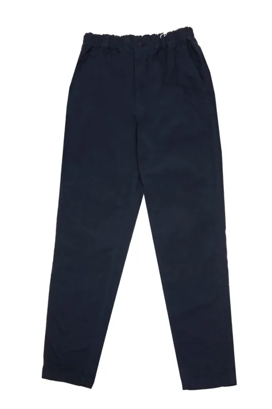 High Density Cotton Hemp Tapered Pants Navy (Final Sale) sold by Curio