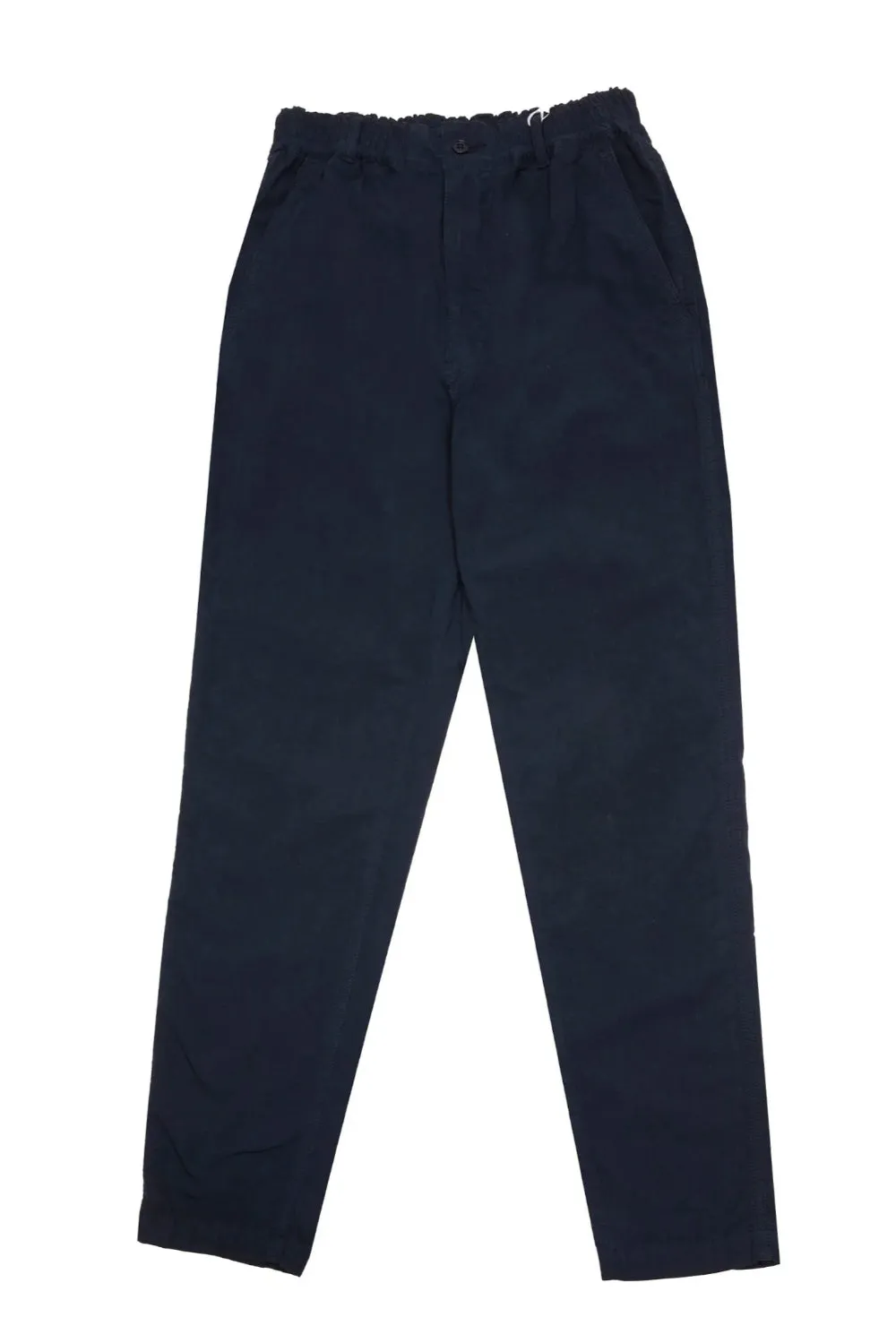 High Density Cotton Hemp Tapered Pants Navy (Final Sale) sold by Curio